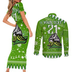 custom-raiders-rugby-couples-matching-short-sleeve-bodycon-dress-and-long-sleeve-button-shirt-the-mighty-green-machine-2023-christmas-vibe
