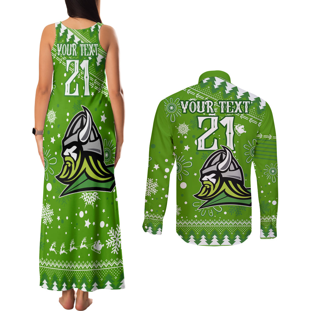 custom-raiders-rugby-couples-matching-tank-maxi-dress-and-long-sleeve-button-shirt-the-mighty-green-machine-2023-christmas-vibe