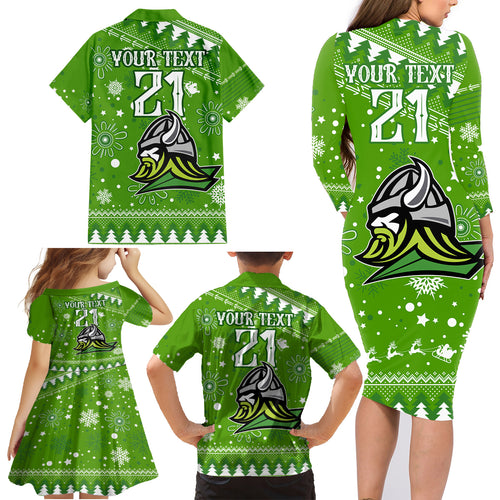 custom-raiders-rugby-family-matching-long-sleeve-bodycon-dress-and-hawaiian-shirt-the-mighty-green-machine-2023-christmas-vibe