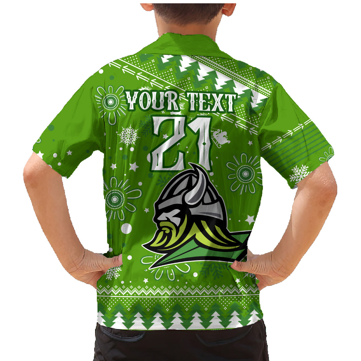 custom-raiders-rugby-family-matching-mermaid-dress-and-hawaiian-shirt-the-mighty-green-machine-2023-christmas-vibe