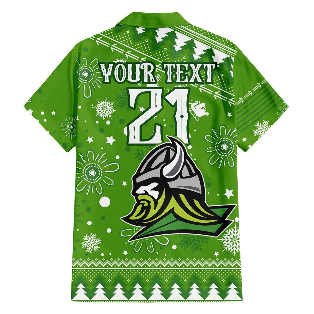 custom-raiders-rugby-family-matching-off-shoulder-maxi-dress-and-hawaiian-shirt-the-mighty-green-machine-2023-christmas-vibe