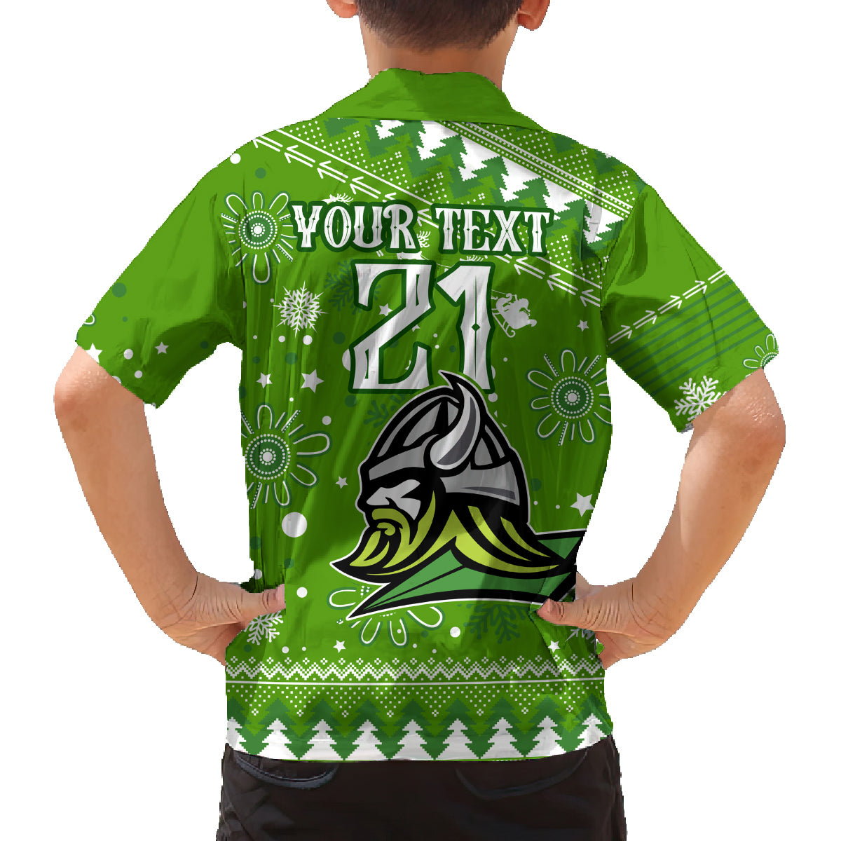 custom-raiders-rugby-family-matching-puletasi-dress-and-hawaiian-shirt-the-mighty-green-machine-2023-christmas-vibe