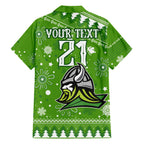 custom-raiders-rugby-family-matching-short-sleeve-bodycon-dress-and-hawaiian-shirt-the-mighty-green-machine-2023-christmas-vibe