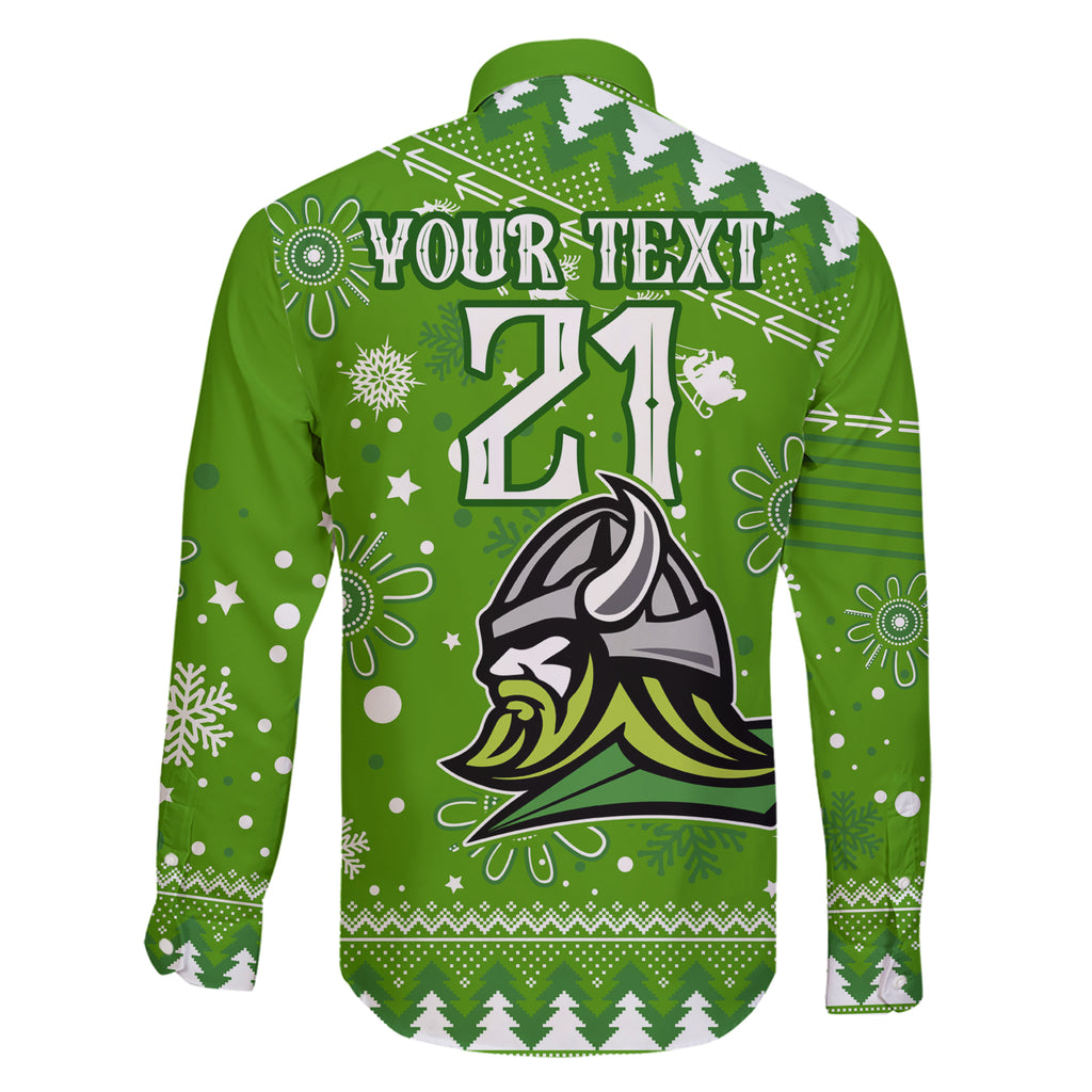 custom-raiders-rugby-family-matching-short-sleeve-bodycon-dress-and-hawaiian-shirt-the-mighty-green-machine-2023-christmas-vibe