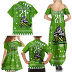 custom-raiders-rugby-family-matching-summer-maxi-dress-and-hawaiian-shirt-the-mighty-green-machine-2023-christmas-vibe