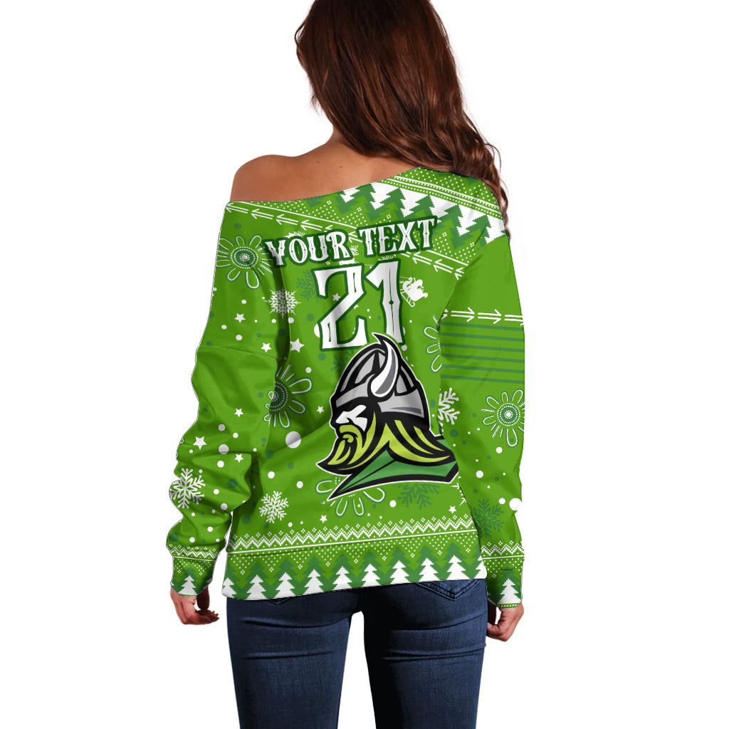 custom-raiders-rugby-off-shoulder-sweater-the-mighty-green-machine-2023-christmas-vibe