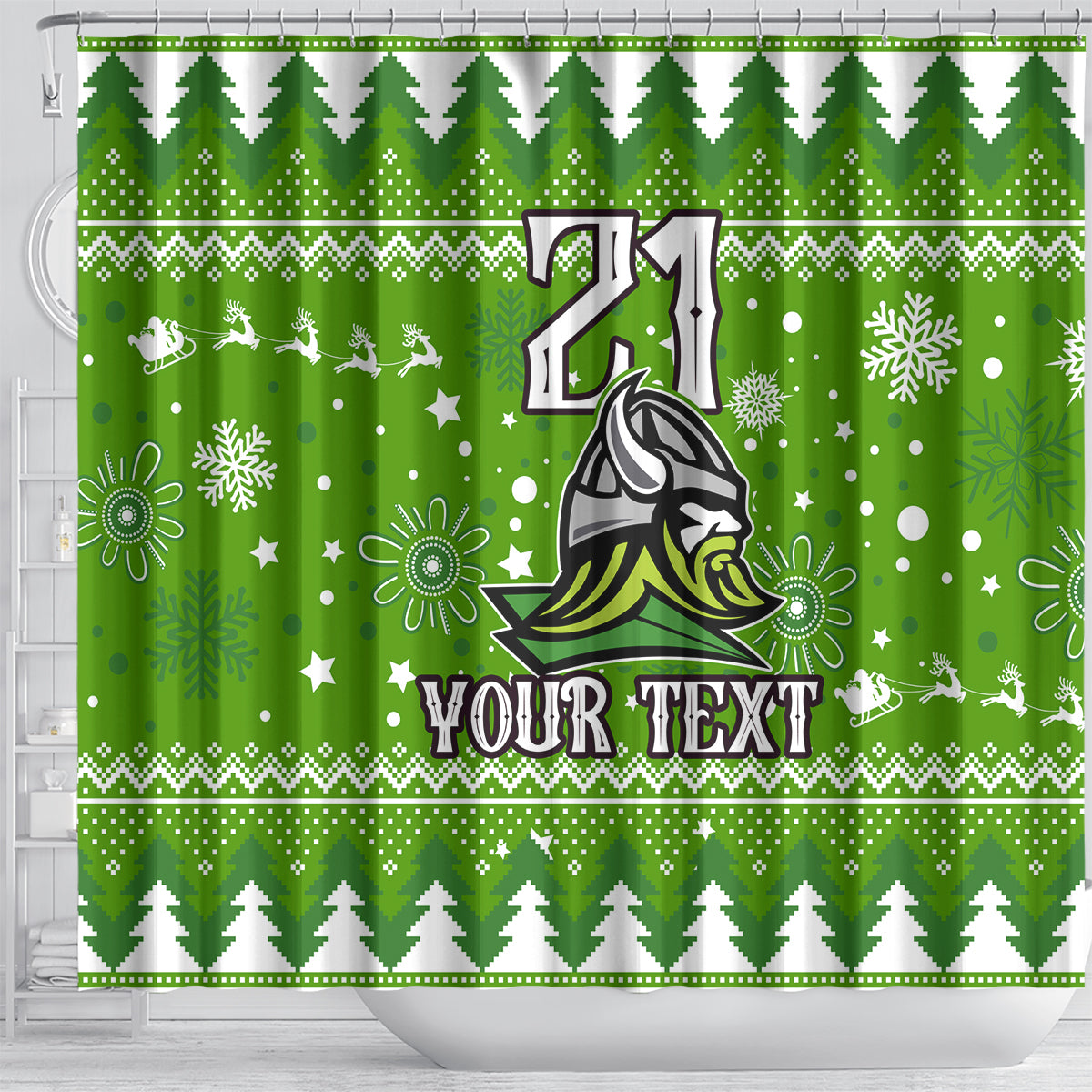 custom-raiders-rugby-shower-curtain-the-mighty-green-machine-2023-christmas-vibe