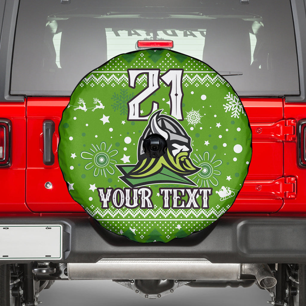 custom-raiders-rugby-spare-tire-cover-the-mighty-green-machine-2023-christmas-vibe