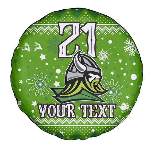 custom-raiders-rugby-spare-tire-cover-the-mighty-green-machine-2023-christmas-vibe