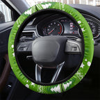 Raiders Rugby Steering Wheel Cover The Mighty Green Machine 2023 Christmas Vibe