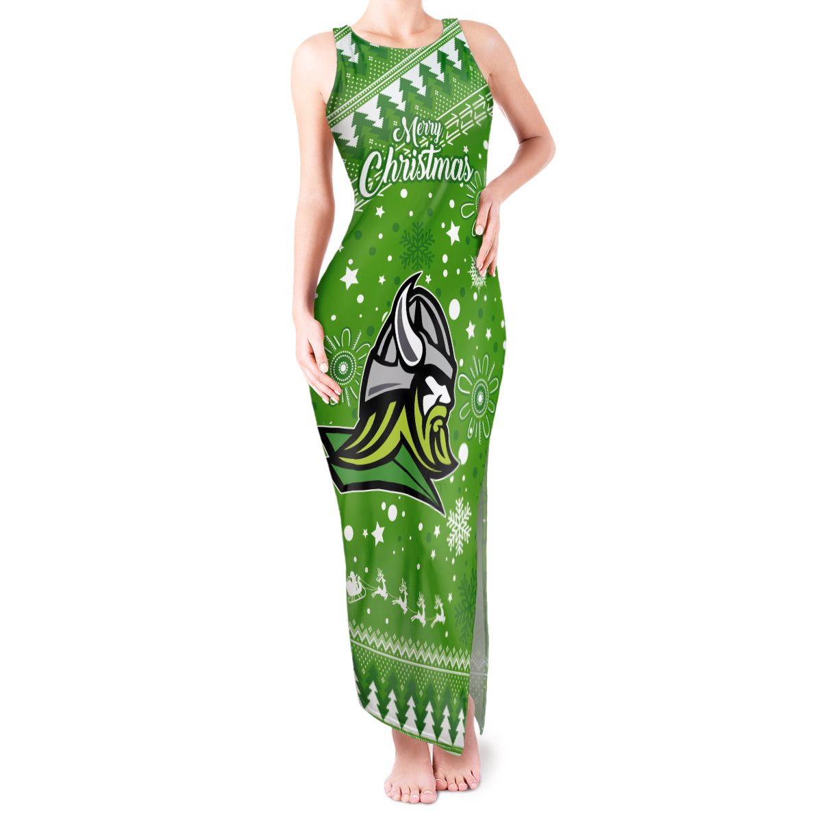 custom-raiders-rugby-tank-maxi-dress-the-mighty-green-machine-2023-christmas-vibe