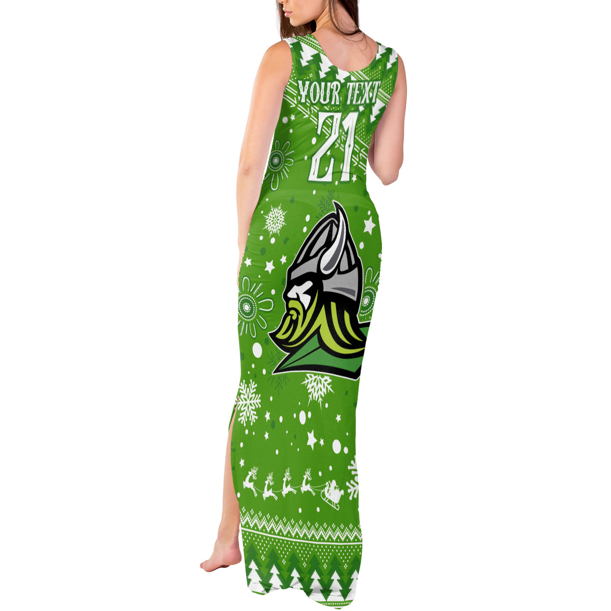 custom-raiders-rugby-tank-maxi-dress-the-mighty-green-machine-2023-christmas-vibe
