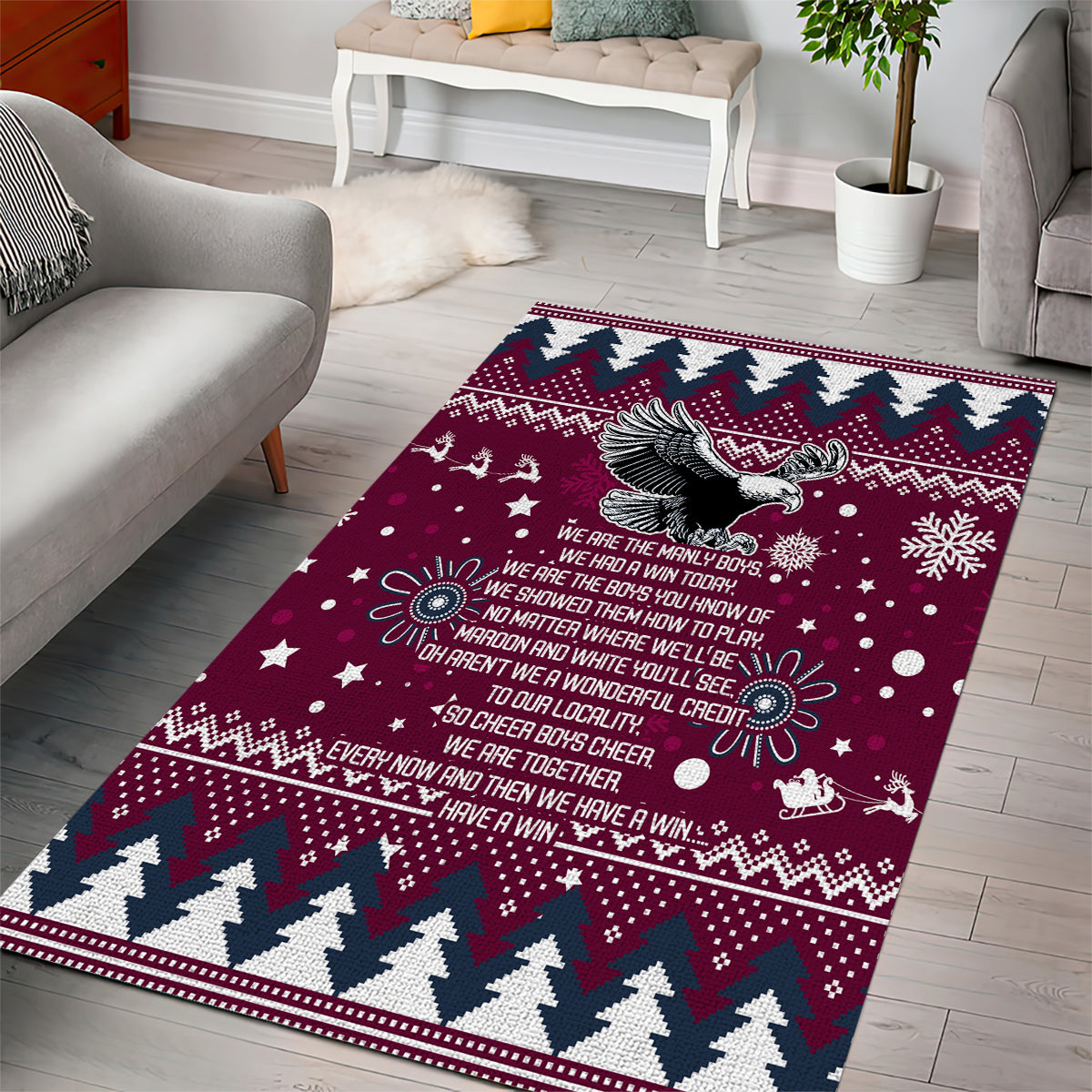 sea-eagles-rugby-area-rug-manly-boys-victory-2023-christmas-vibe