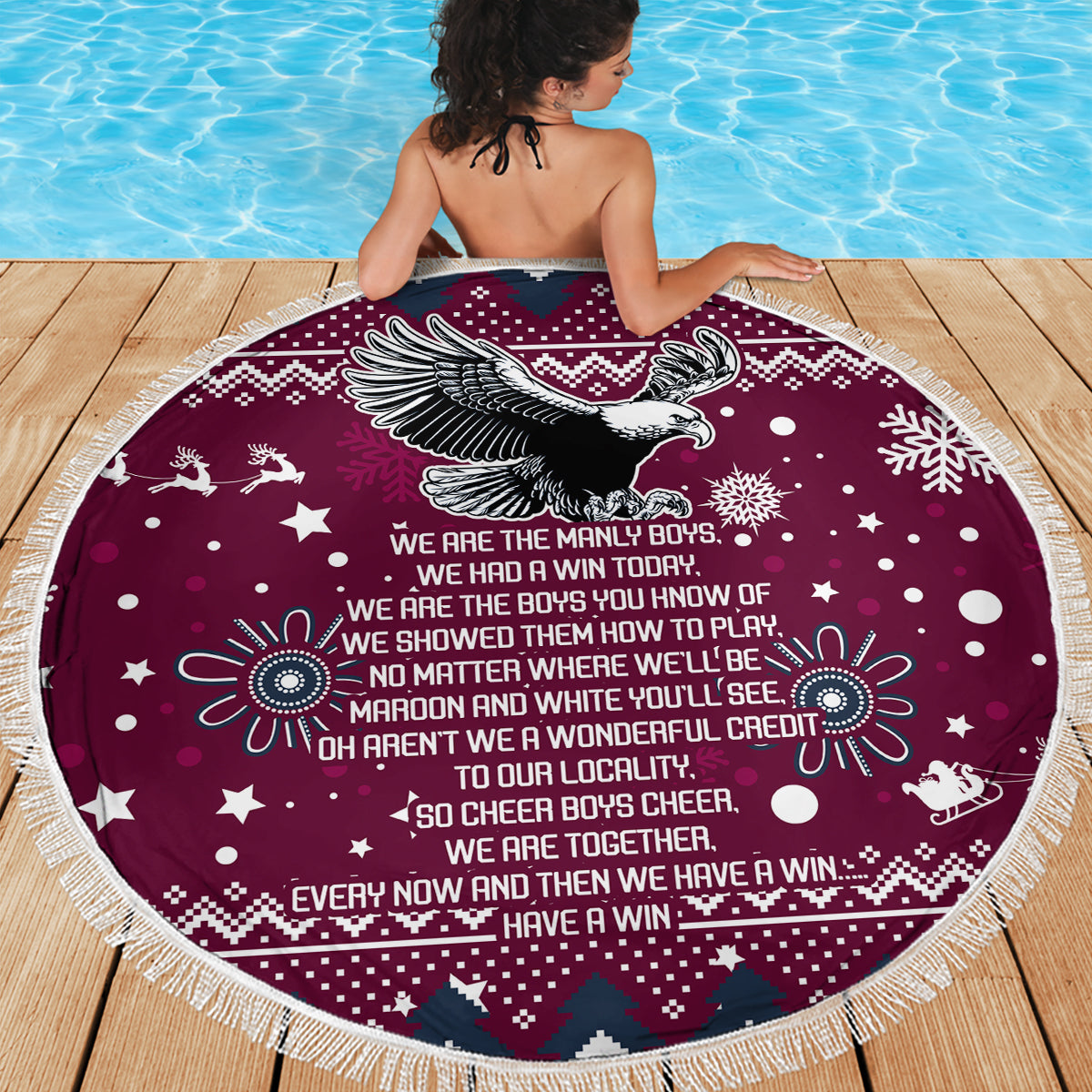 sea-eagles-rugby-beach-blanket-manly-boys-victory-2023-christmas-vibe