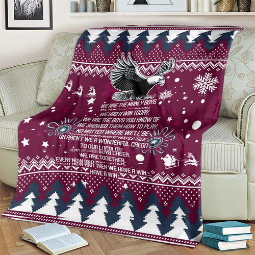sea-eagles-rugby-blanket-manly-boys-victory-2023-christmas-vibe