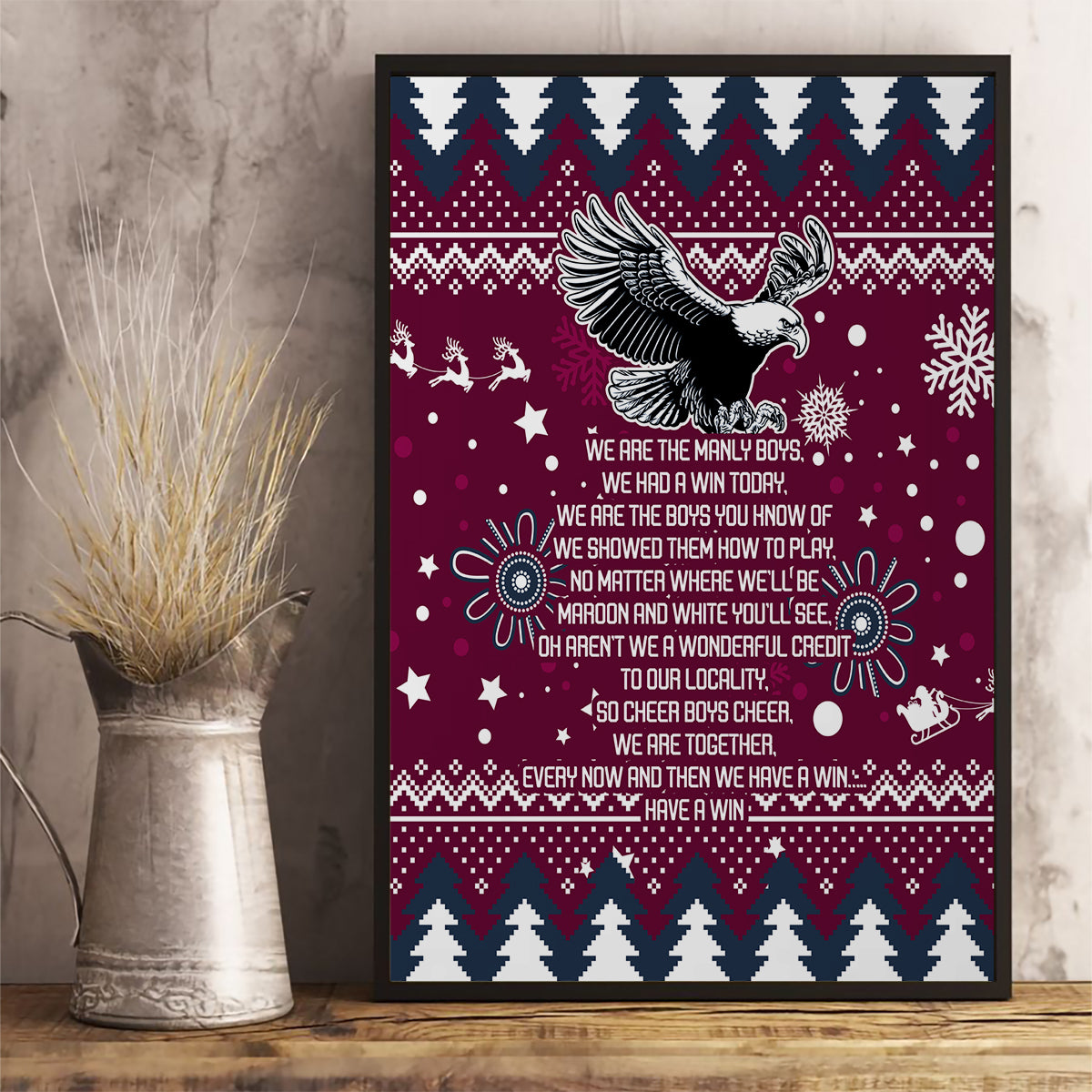 sea-eagles-rugby-canvas-wall-art-manly-boys-victory-2023-christmas-vibe