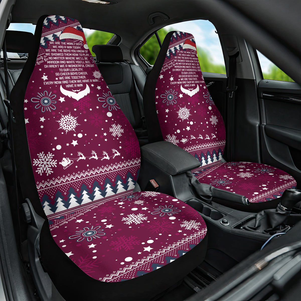 sea-eagles-rugby-car-seat-cover-manly-boys-victory-2023-christmas-vibe