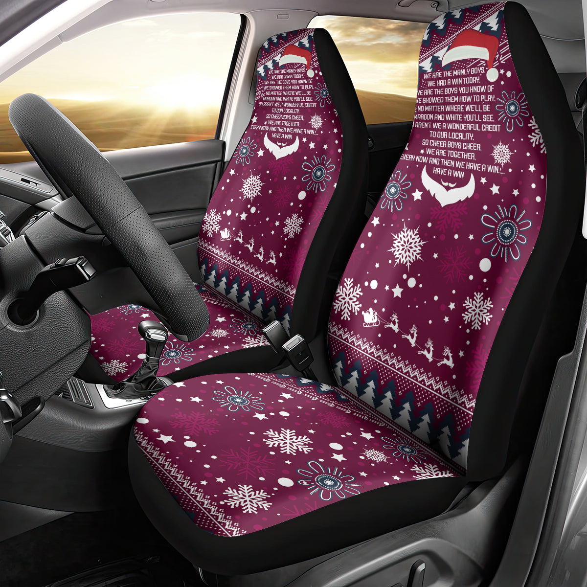 sea-eagles-rugby-car-seat-cover-manly-boys-victory-2023-christmas-vibe