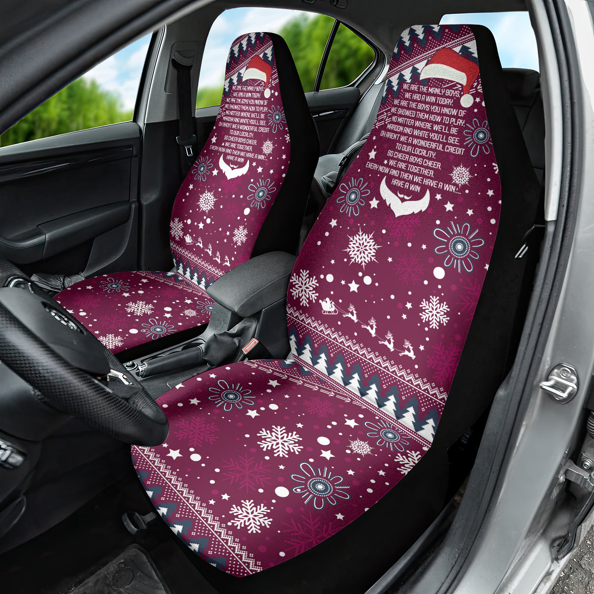 sea-eagles-rugby-car-seat-cover-manly-boys-victory-2023-christmas-vibe