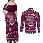 sea-eagles-rugby-couples-matching-off-shoulder-maxi-dress-and-long-sleeve-button-shirt-manly-boys-victory-2023-christmas-vibe