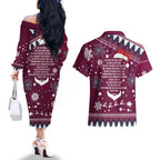 sea-eagles-rugby-couples-matching-off-the-shoulder-long-sleeve-dress-and-hawaiian-shirt-manly-boys-victory-2023-christmas-vibe