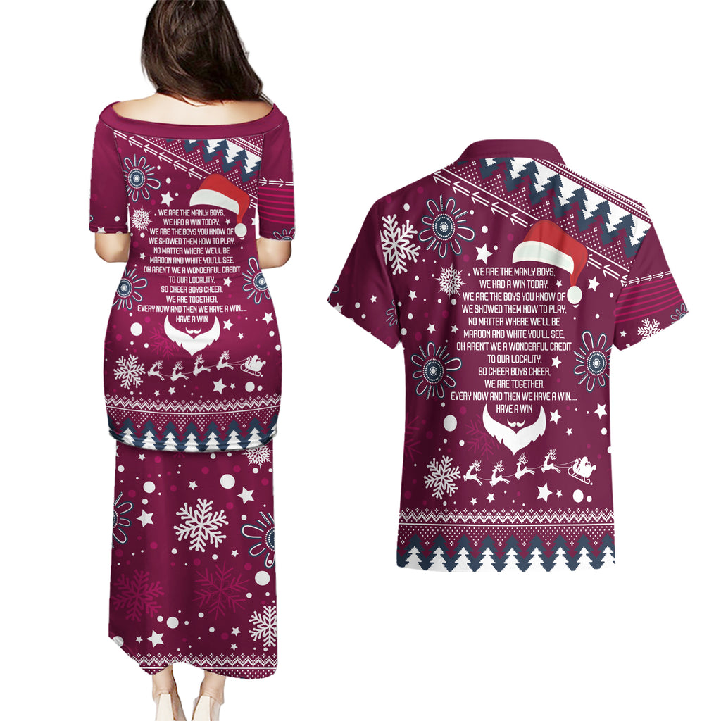 sea-eagles-rugby-couples-matching-puletasi-dress-and-hawaiian-shirt-manly-boys-victory-2023-christmas-vibe