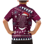 sea-eagles-rugby-family-matching-mermaid-dress-and-hawaiian-shirt-manly-boys-victory-2023-christmas-vibe