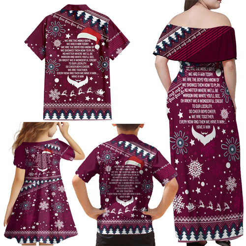 sea-eagles-rugby-family-matching-off-shoulder-maxi-dress-and-hawaiian-shirt-manly-boys-victory-2023-christmas-vibe