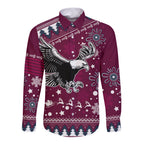 sea-eagles-rugby-long-sleeve-button-shirt-manly-boys-victory-2023-christmas-vibe