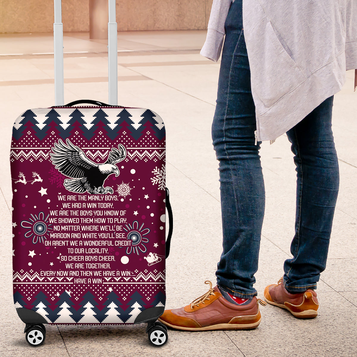 sea-eagles-rugby-luggage-cover-manly-boys-victory-2023-christmas-vibe