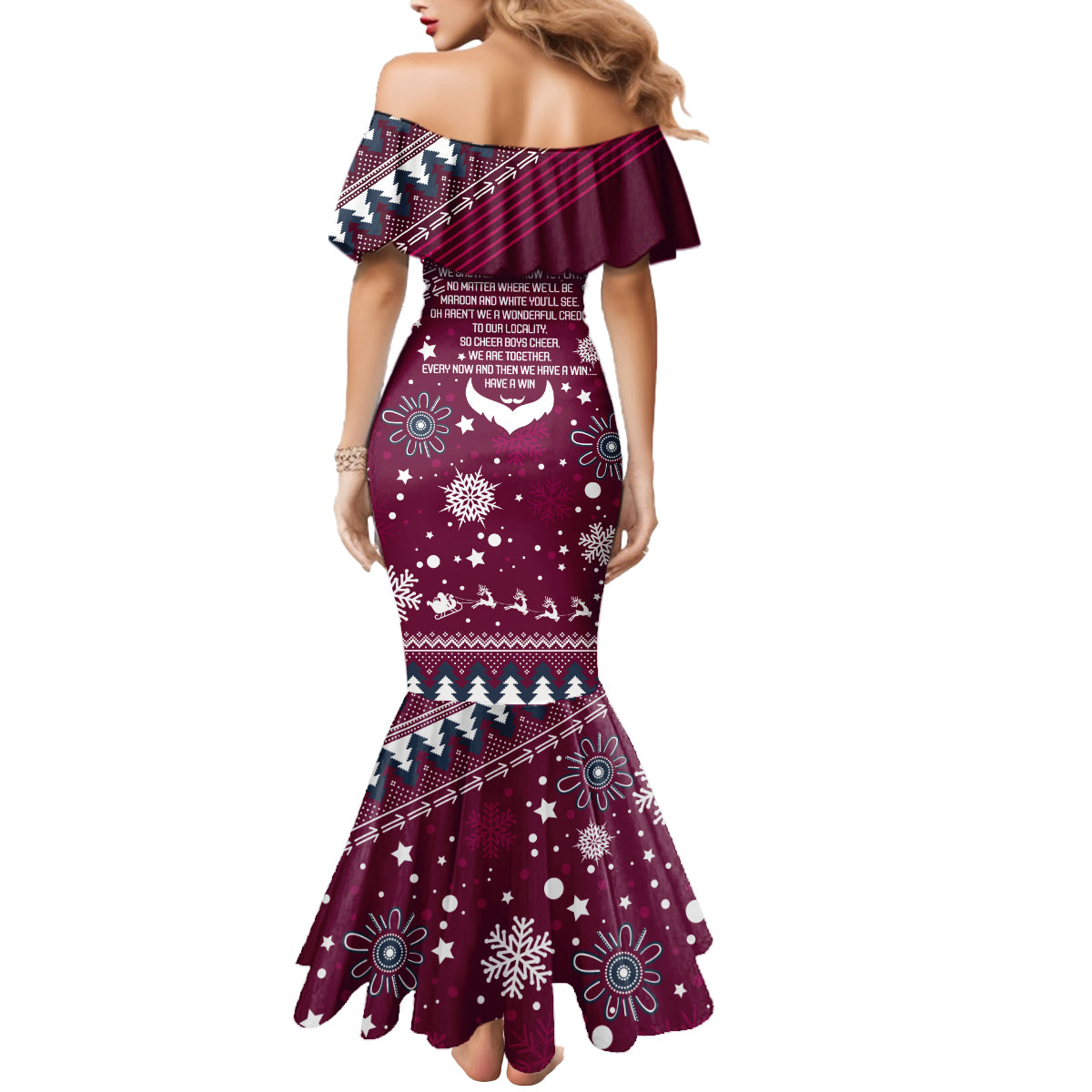 sea-eagles-rugby-mermaid-dress-manly-boys-victory-2023-christmas-vibe