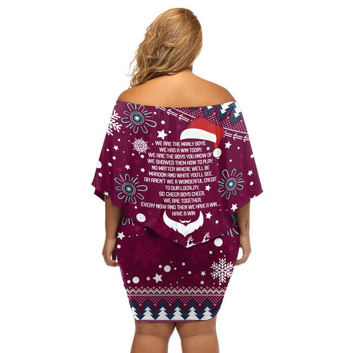 sea-eagles-rugby-off-shoulder-short-dress-manly-boys-victory-2023-christmas-vibe