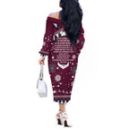 sea-eagles-rugby-off-the-shoulder-long-sleeve-dress-manly-boys-victory-2023-christmas-vibe
