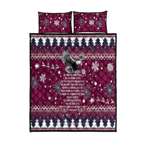 sea-eagles-rugby-quilt-bed-set-manly-boys-victory-2023-christmas-vibe