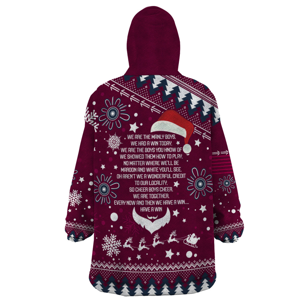 sea-eagles-rugby-wearable-blanket-hoodie-manly-boys-victory-2023-christmas-vibe