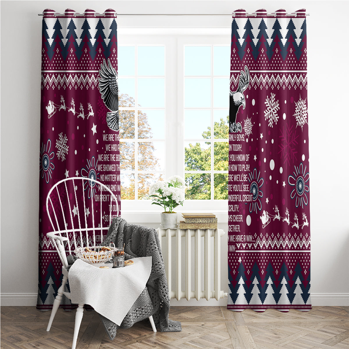 sea-eagles-rugby-window-curtain-manly-boys-victory-2023-christmas-vibe