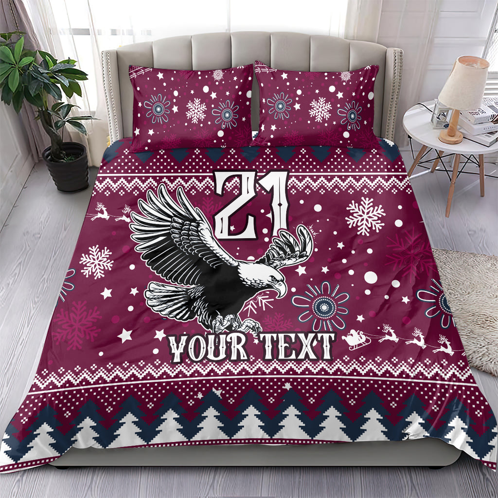 custom-sea-eagles-rugby-bedding-set-manly-boys-victory-2023-christmas-vibe