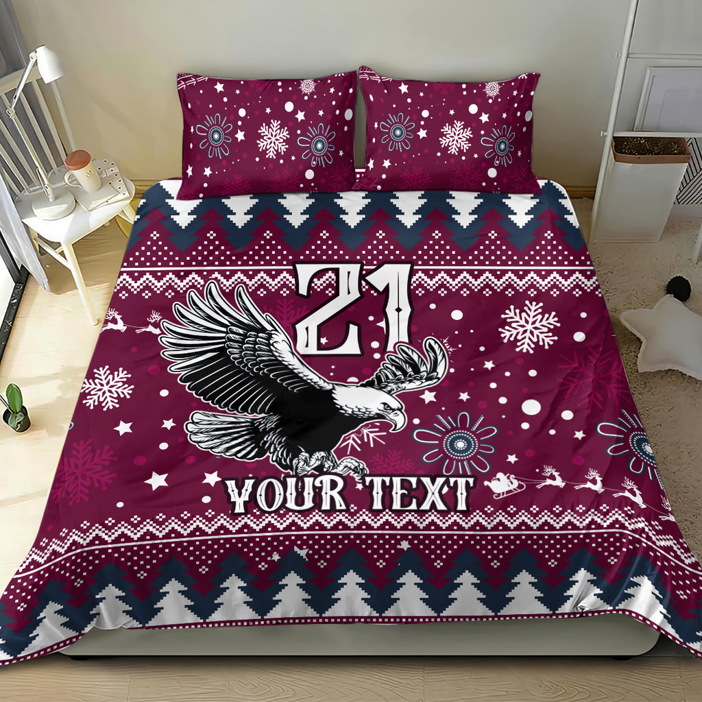 custom-sea-eagles-rugby-bedding-set-manly-boys-victory-2023-christmas-vibe