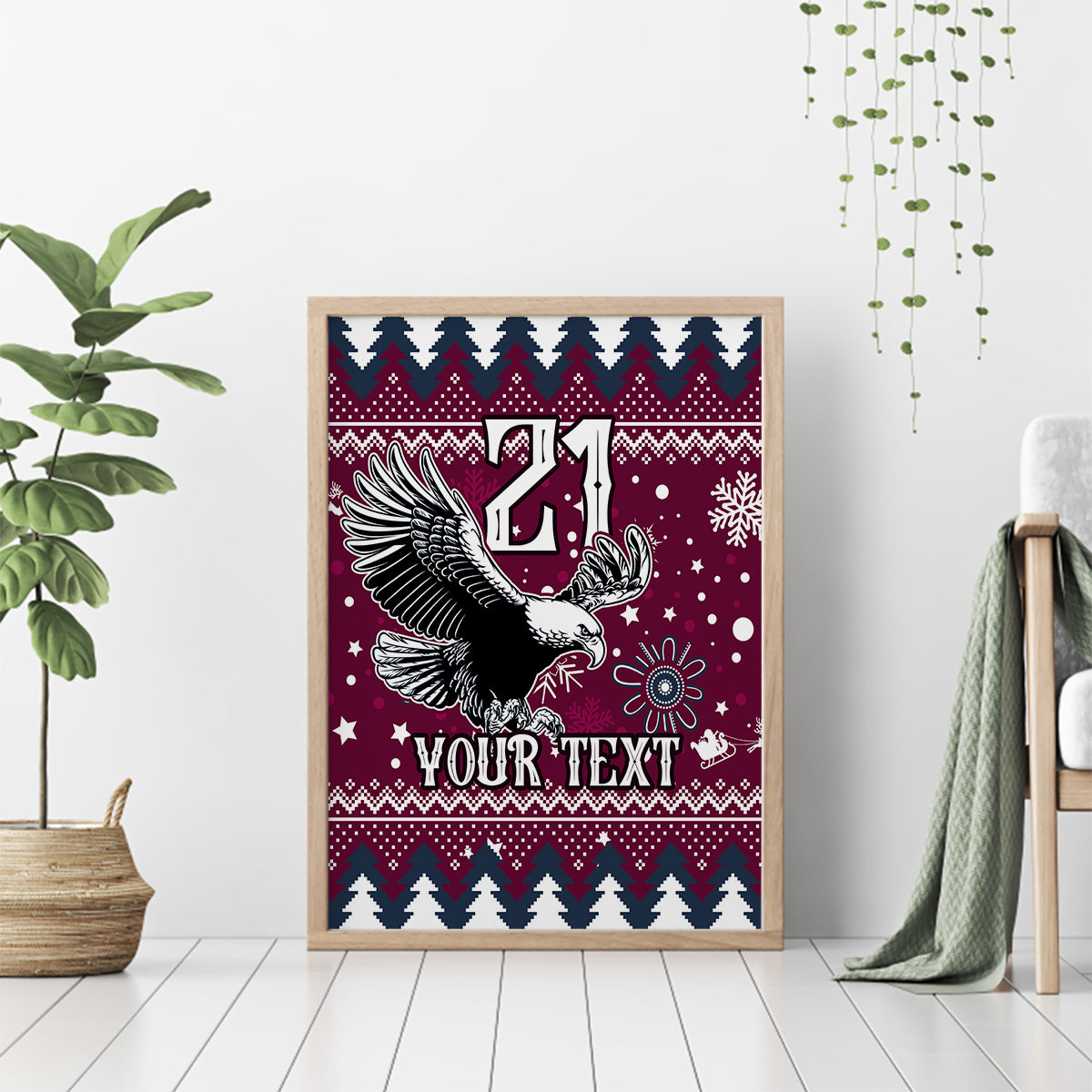 custom-sea-eagles-rugby-canvas-wall-art-manly-boys-victory-2023-christmas-vibe
