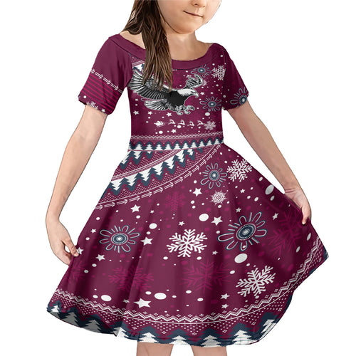 custom-sea-eagles-rugby-family-matching-mermaid-dress-and-hawaiian-shirt-manly-boys-victory-2023-christmas-vibe