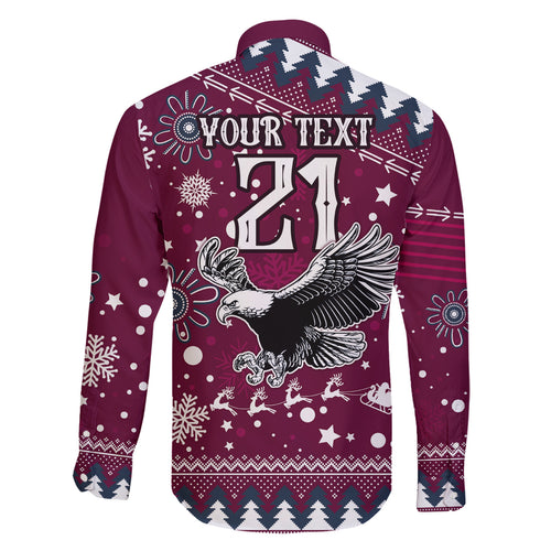 custom-sea-eagles-rugby-family-matching-mermaid-dress-and-hawaiian-shirt-manly-boys-victory-2023-christmas-vibe
