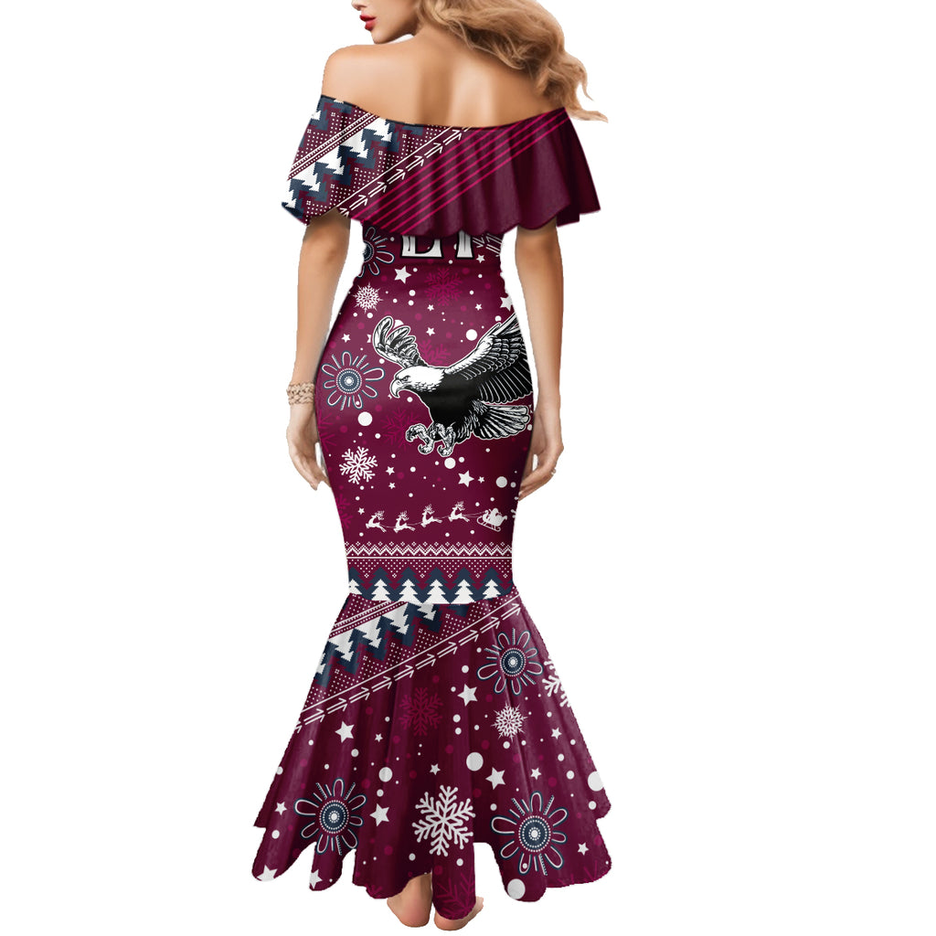 custom-sea-eagles-rugby-family-matching-mermaid-dress-and-hawaiian-shirt-manly-boys-victory-2023-christmas-vibe