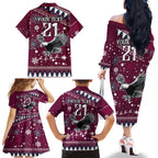 custom-sea-eagles-rugby-family-matching-off-shoulder-long-sleeve-dress-and-hawaiian-shirt-manly-boys-victory-2023-christmas-vibe