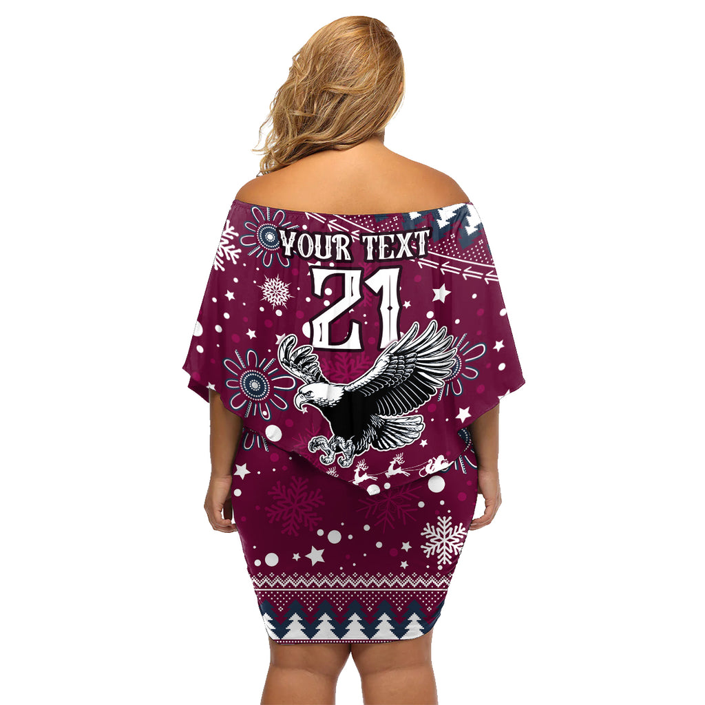 custom-sea-eagles-rugby-family-matching-off-shoulder-short-dress-and-hawaiian-shirt-manly-boys-victory-2023-christmas-vibe