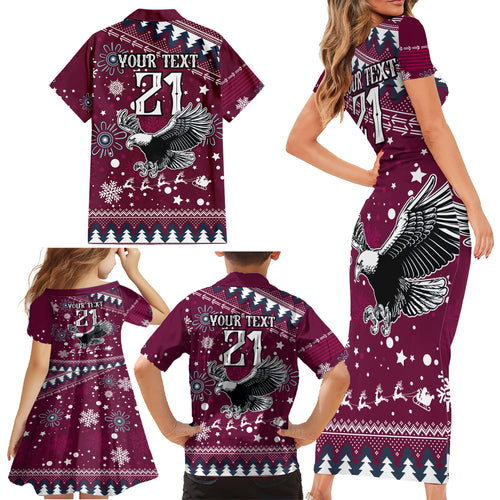 custom-sea-eagles-rugby-family-matching-short-sleeve-bodycon-dress-and-hawaiian-shirt-manly-boys-victory-2023-christmas-vibe