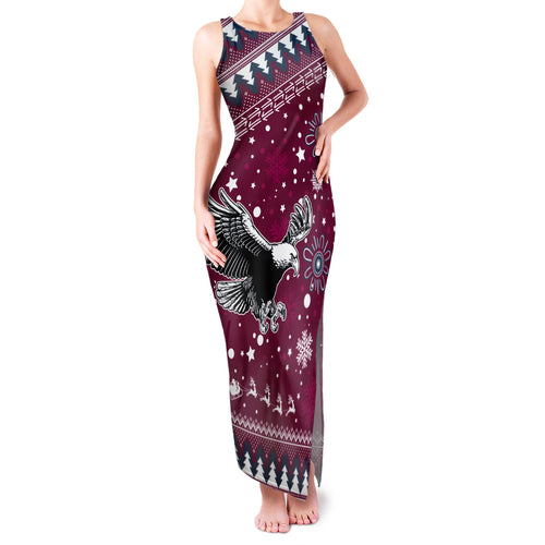 custom-sea-eagles-rugby-family-matching-tank-maxi-dress-and-hawaiian-shirt-manly-boys-victory-2023-christmas-vibe