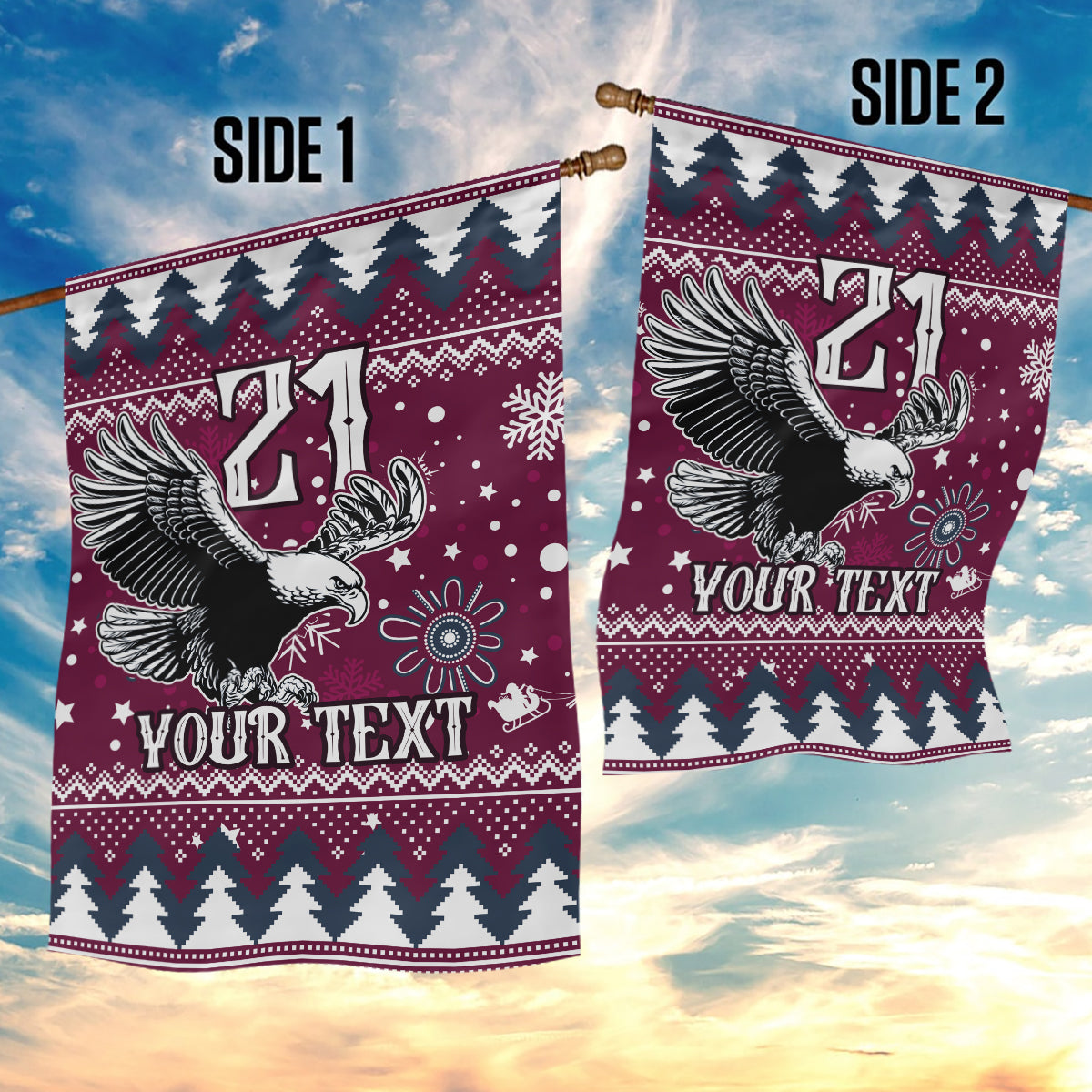 custom-sea-eagles-rugby-garden-flag-manly-boys-victory-2023-christmas-vibe