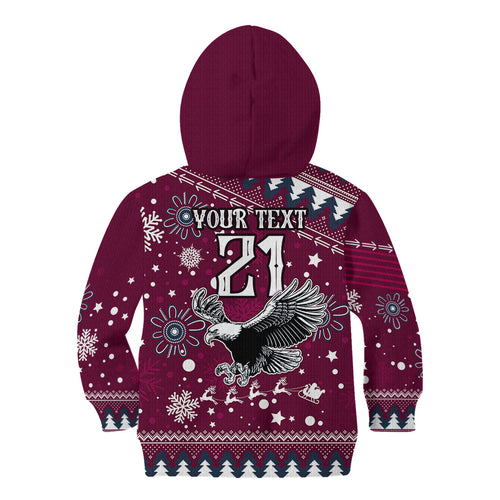 custom-sea-eagles-rugby-kid-hoodie-manly-boys-victory-2023-christmas-vibe