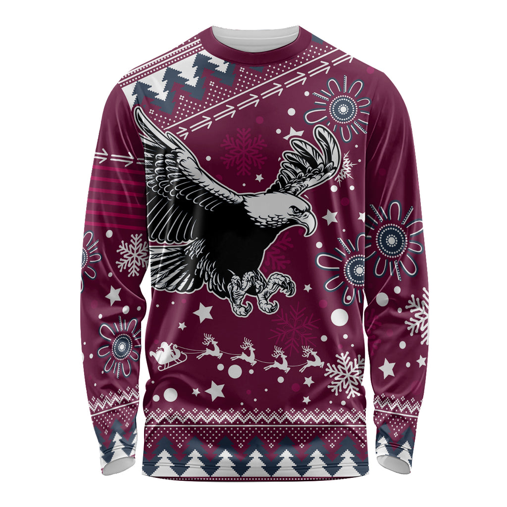 custom-sea-eagles-rugby-long-sleeve-shirt-manly-boys-victory-2023-christmas-vibe