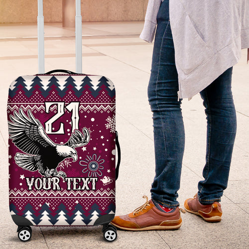 custom-sea-eagles-rugby-luggage-cover-manly-boys-victory-2023-christmas-vibe